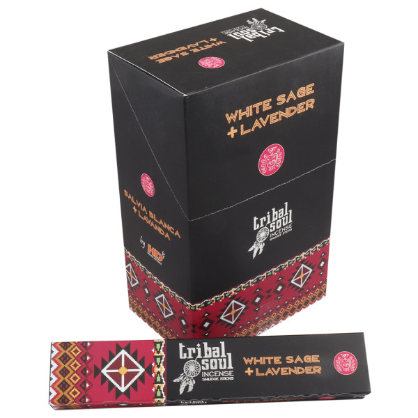 HD Tribal Soul White Sage + Lavender  15 Gm Doz Pack 