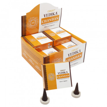 Vedika Chandan Cone Dozen Box 