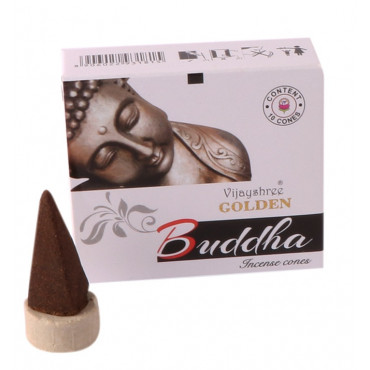 Golden Buddha Cone 10 Pc Pack