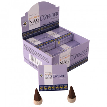 Golden Nag Lavender Cone Dozen Box 