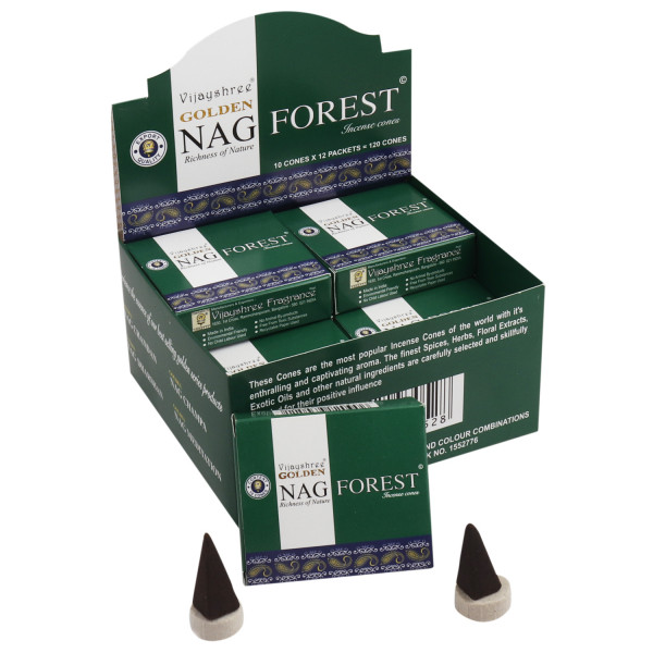 Golden Nag Forest Cone Dozen Box 