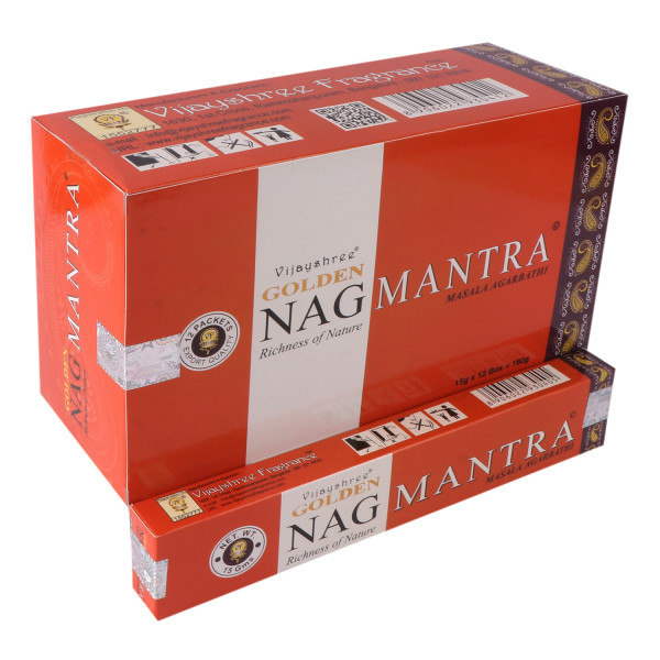 Golden Nag Mantra 15 Gm Dozen Box 