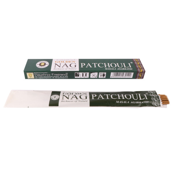 Golden Nag Patchouli 15 Gm (15 Stick) Pack